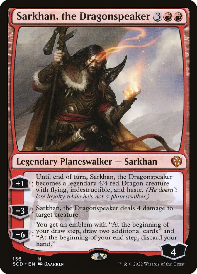 Sarkhan, the Dragonspeaker — Starter Commander Decks 156/352