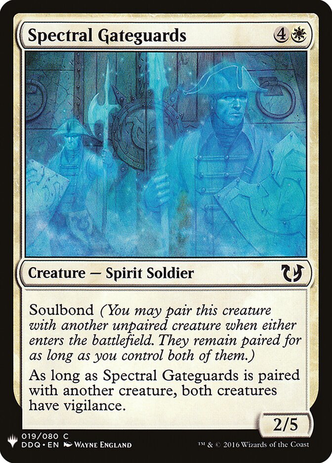 Spectral Gateguards — The List DDQ-19/5581