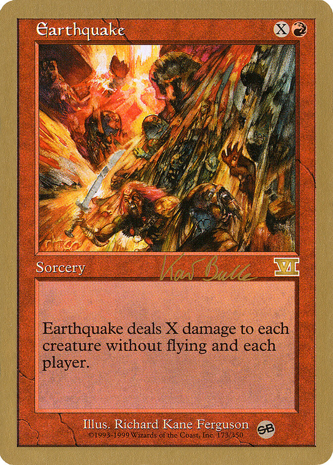 Earthquake — World Championship Decks 1999 kb173sb/111