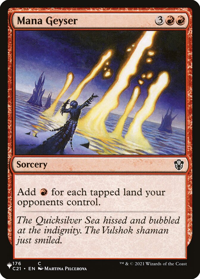 Mana Geyser — The List C21-176/5581