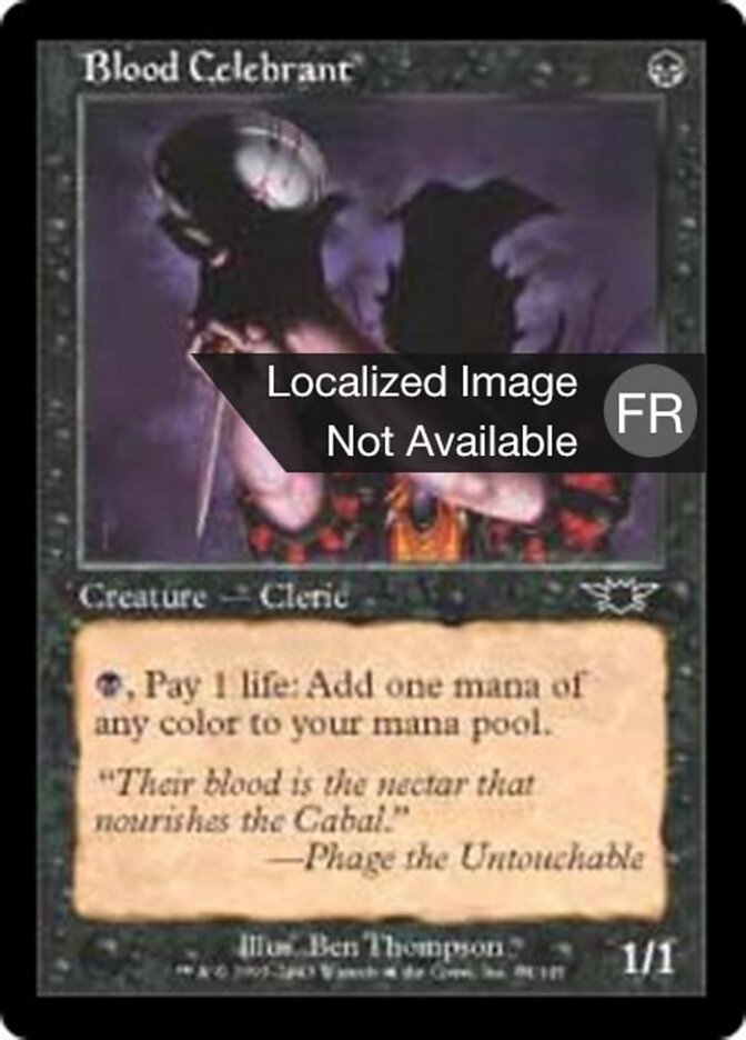 Officiant sanguin — Legions 61/145