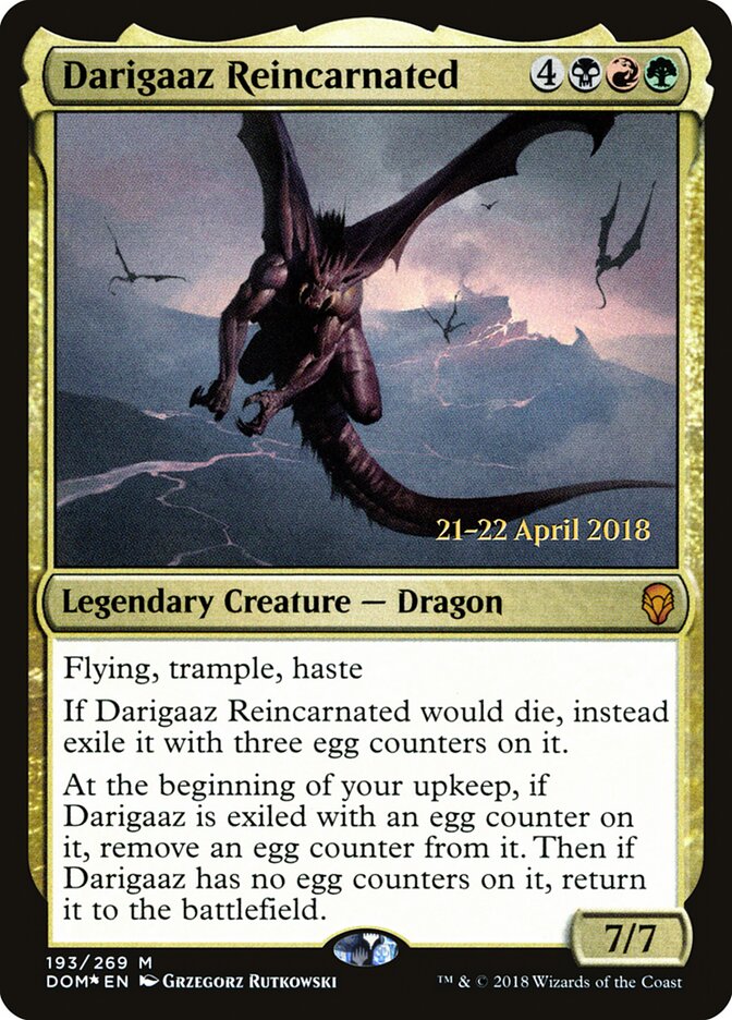 Darigaaz Reincarnated — Dominaria Promos 193s/118