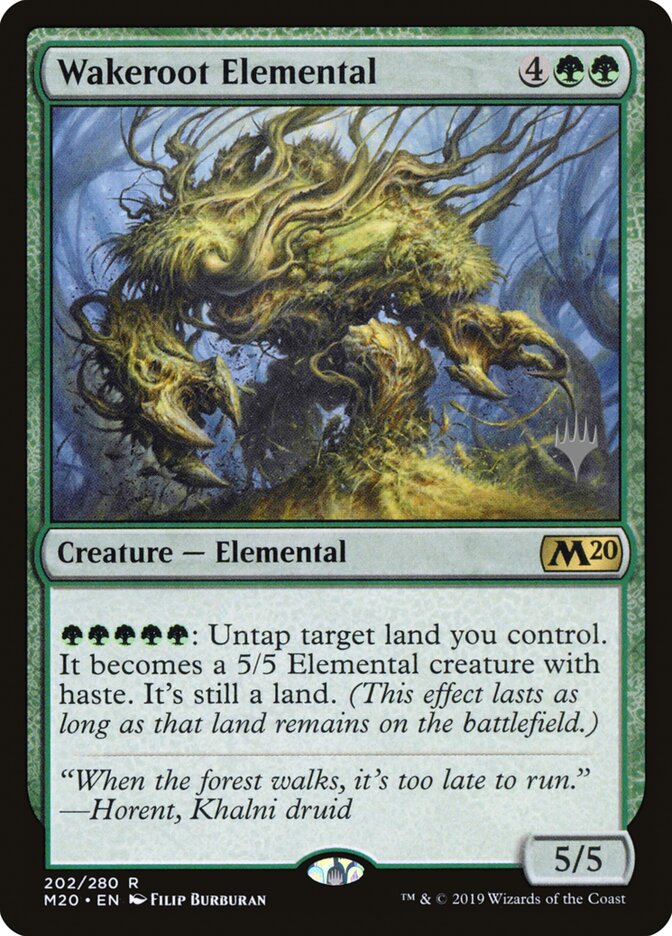 Wakeroot Elemental — Core Set 2020 Promos 202p/144