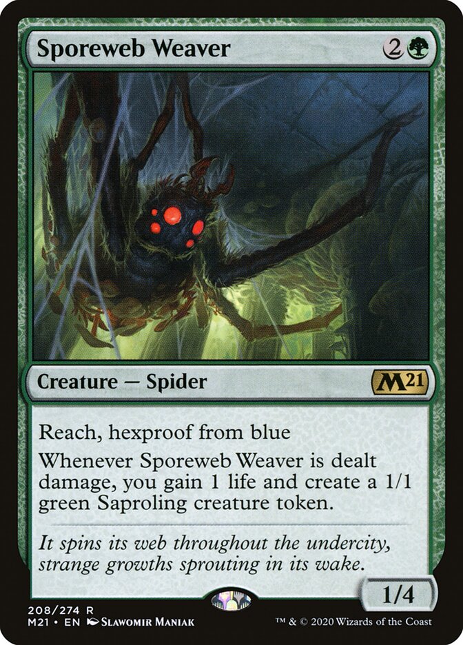 Sporeweb Weaver — Core Set 2021 208/397