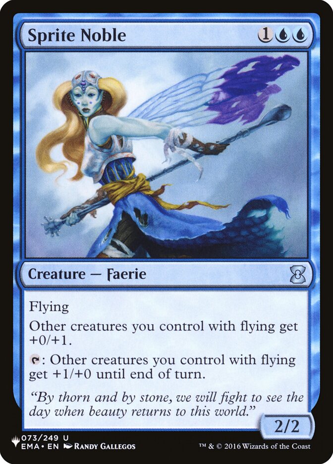 Sprite Noble — The List EMA-73/5581