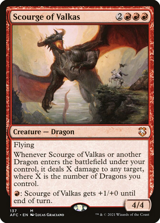 Scourge of Valkas — Forgotten Realms Commander 137/331