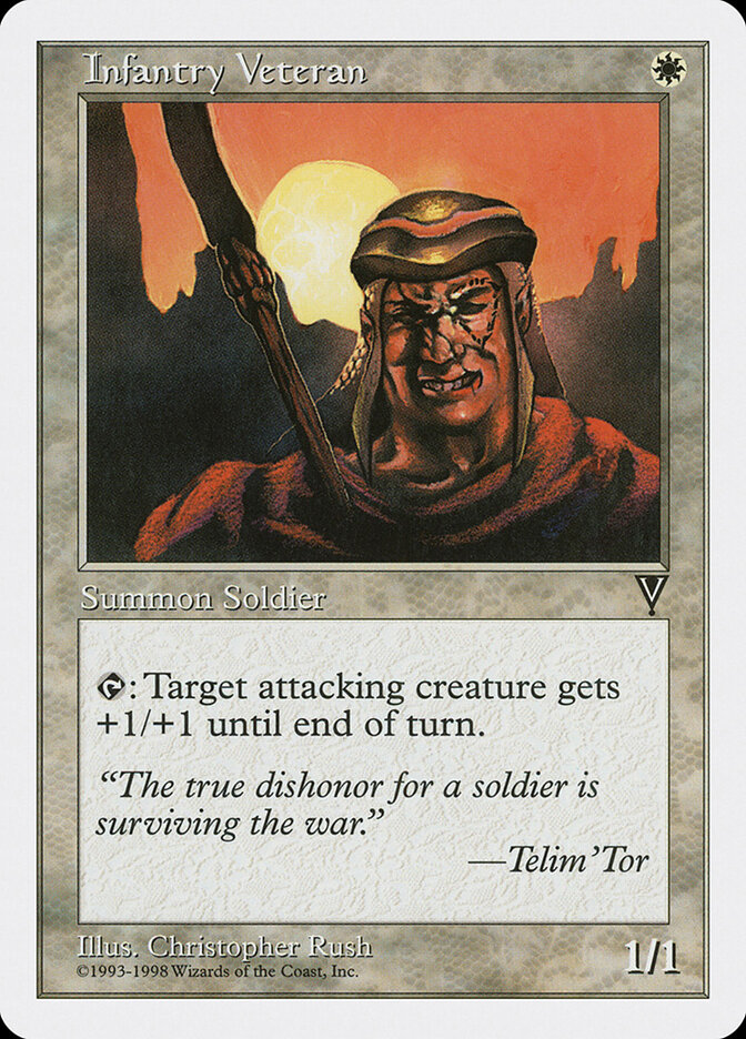 Infantry Veteran — Anthologies 8/85