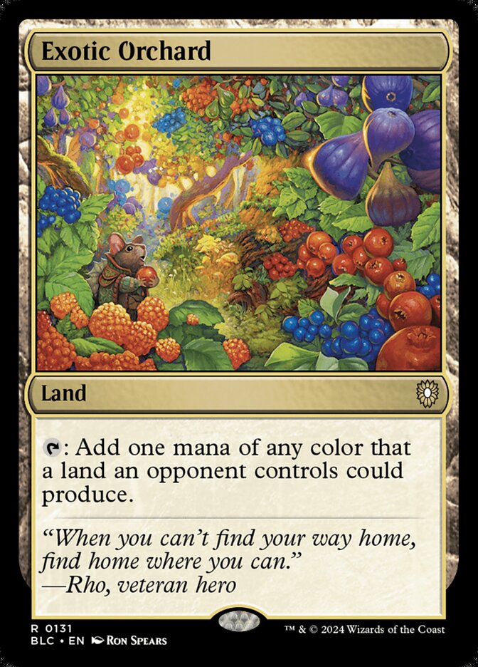 Exotic Orchard — Bloomburrow Commander 131/356