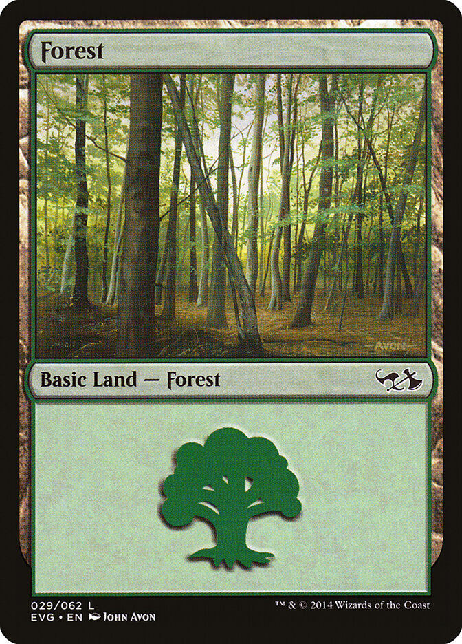 Forest — Duel Decks Anthology: Elves vs. Goblins 29/62