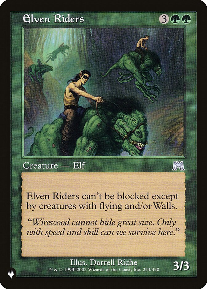 Elven Riders — The List ONS-254/5581