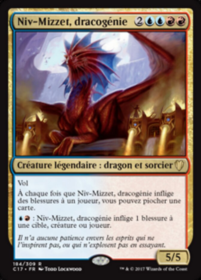 Niv-Mizzet, dracogénie — Commander 2017 184/309