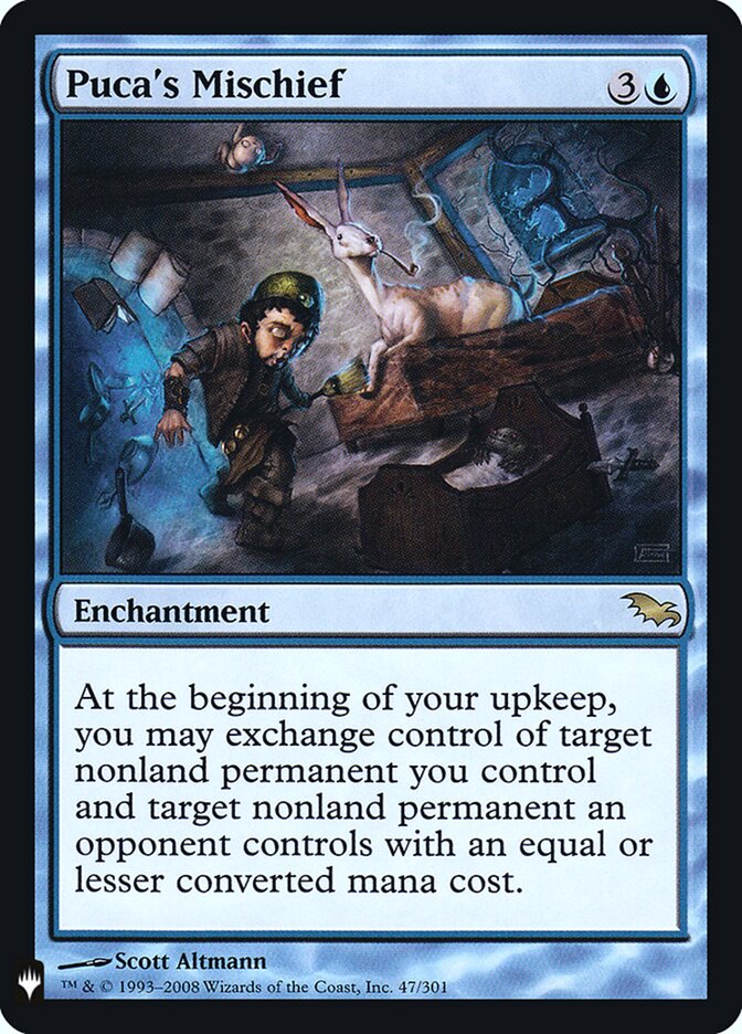 Puca's Mischief — The List SHM-47/5581