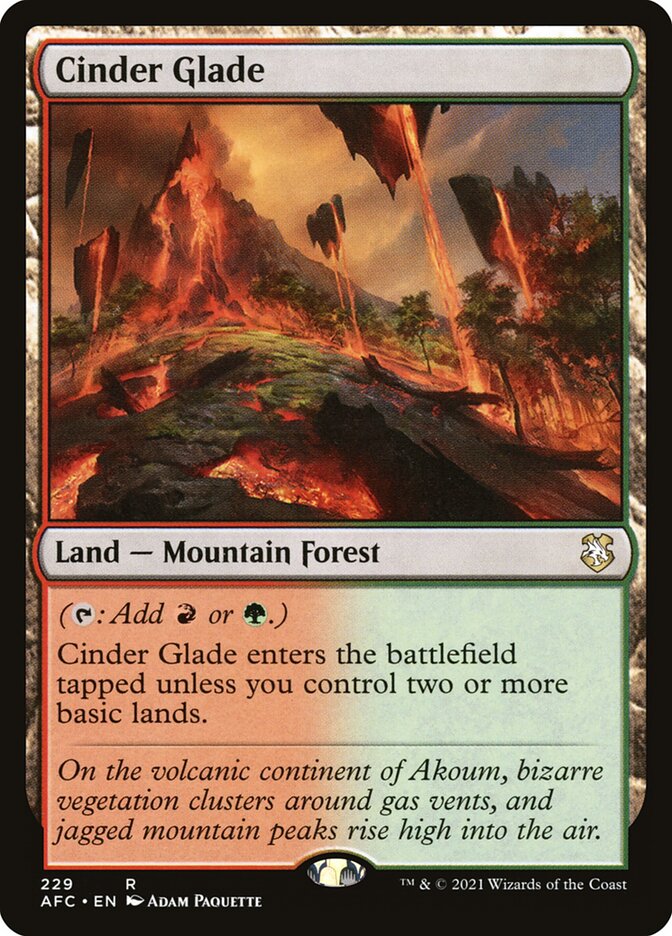 Clairière de scories — Forgotten Realms Commander 229/331
