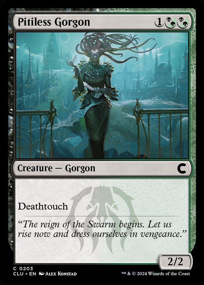 Pitiless Gorgon — Ravnica: Clue Edition 203/284