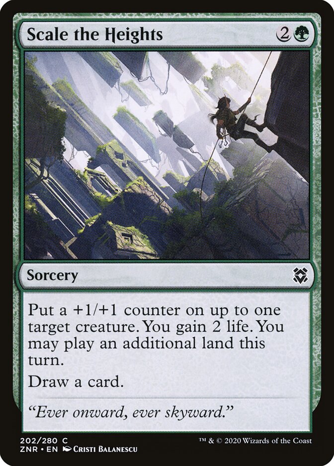Scale the Heights — Zendikar Rising 202/406