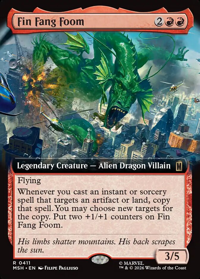 Fin Fang Foom — Marvel Super Heroes 411/453