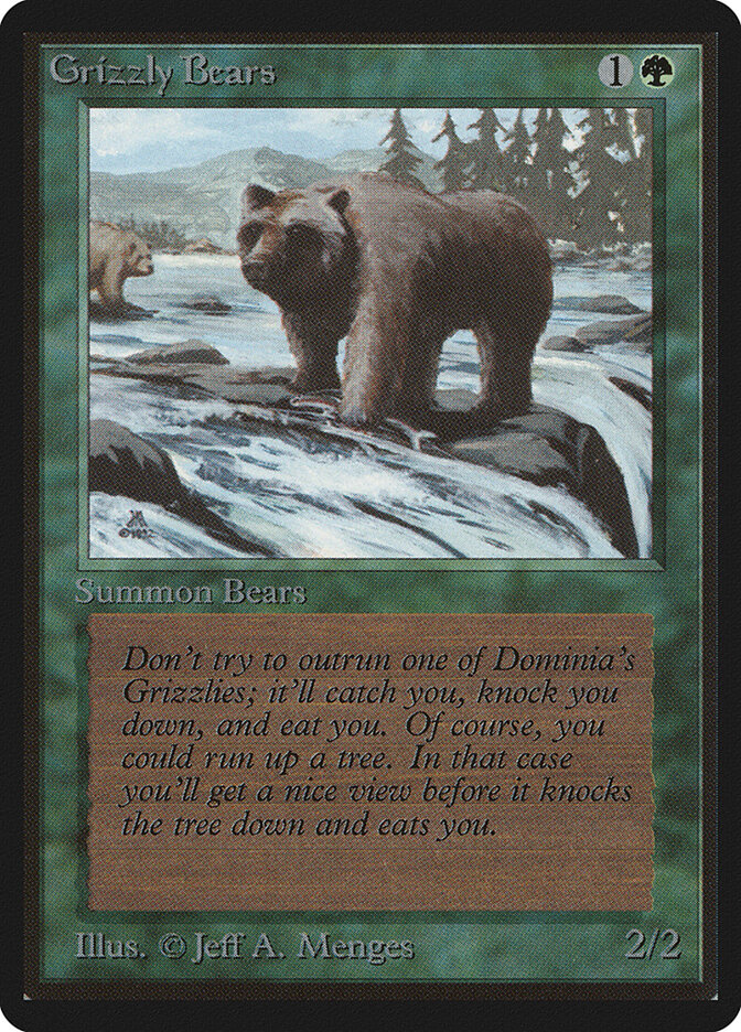 Grizzly Bears — Limited Edition Beta 200/302