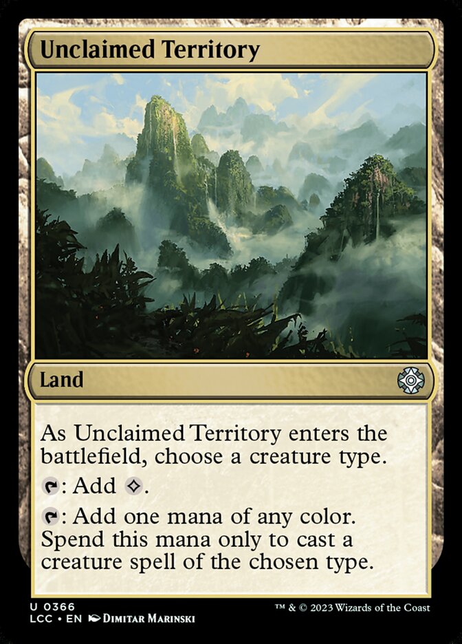 Unclaimed Territory — The Lost Caverns of Ixalan Commander 366/370
