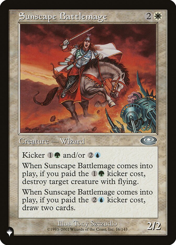 Sunscape Battlemage — The List PLS-16/5581