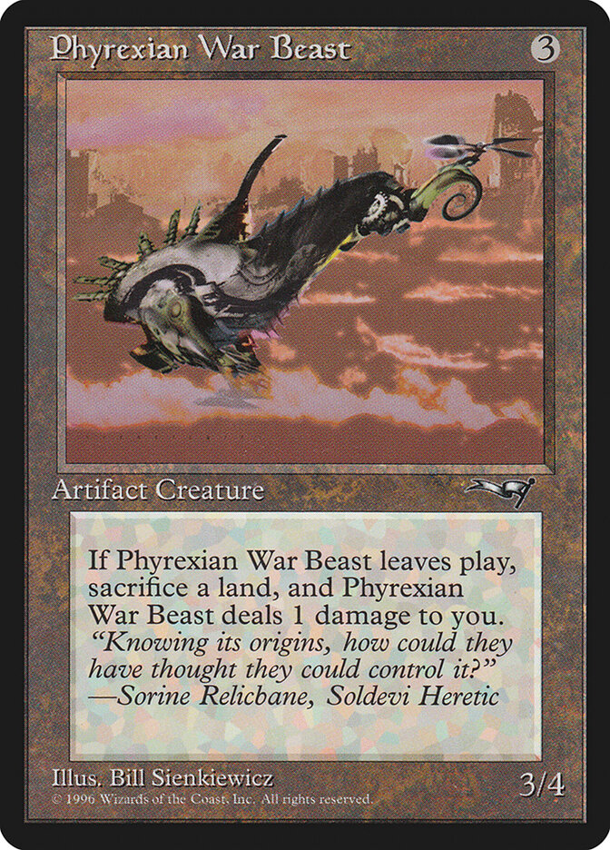 Phyrexian War Beast — Alliances 127b/199