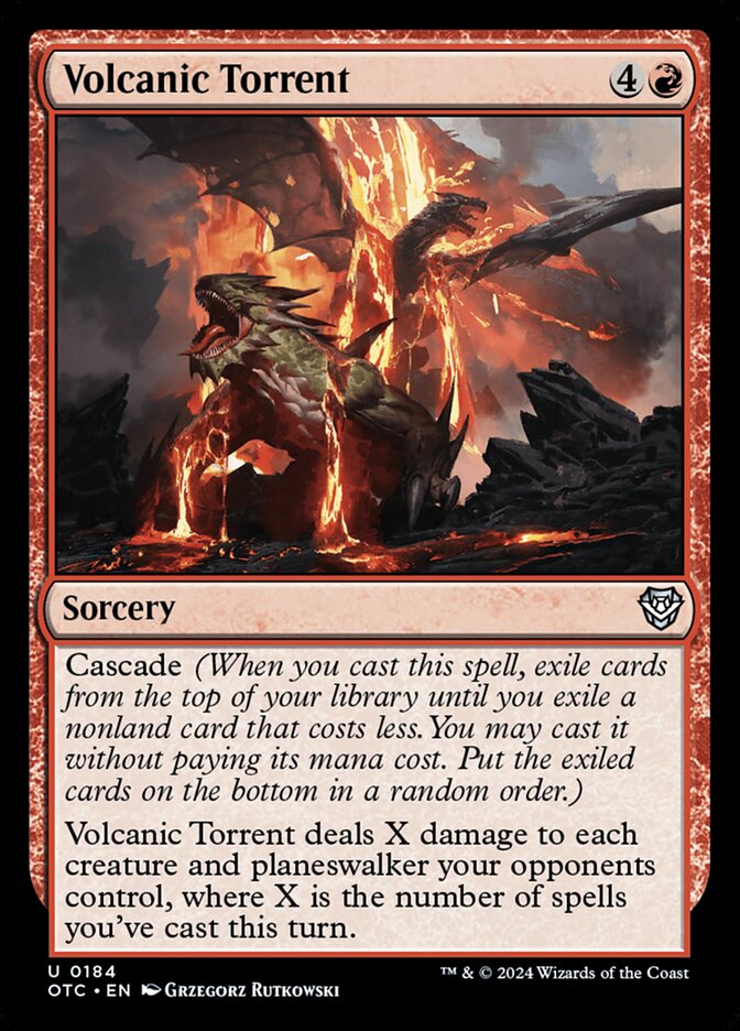 Volcanic Torrent — Outlaws of Thunder Junction Commander 184/342