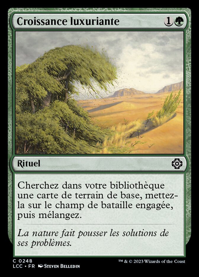 Croissance luxuriante — The Lost Caverns of Ixalan Commander 248/370