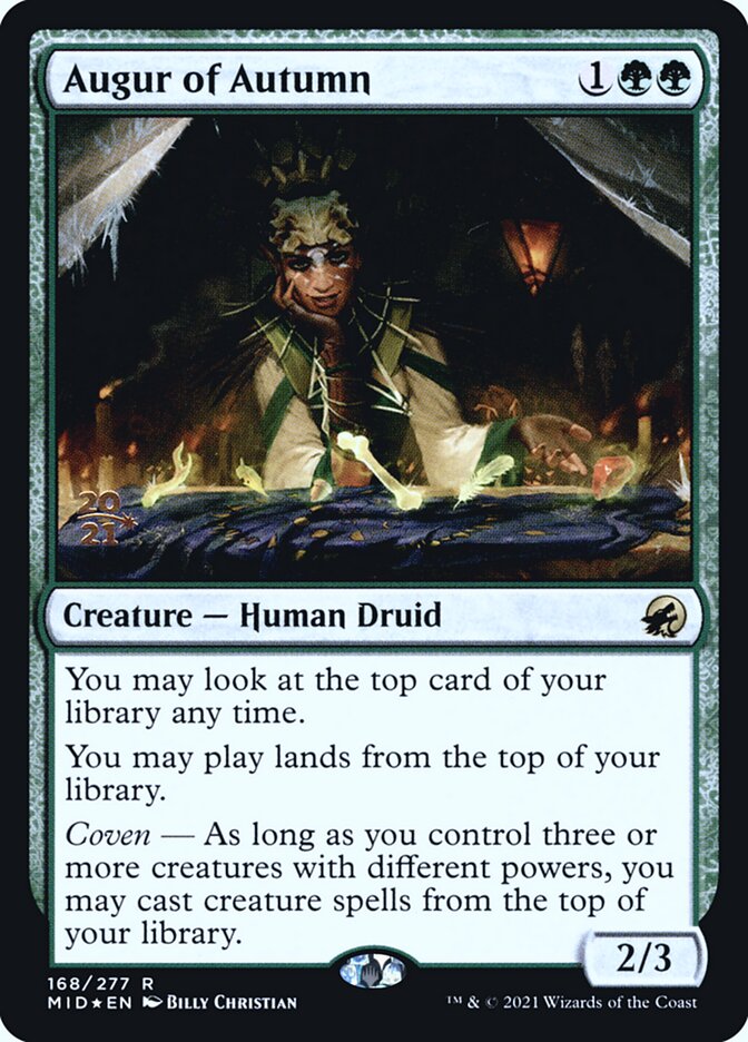 Augur of Autumn — Innistrad: Midnight Hunt Promos 168s/155