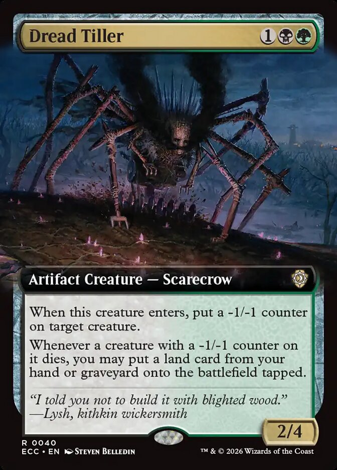 Dread Tiller — Lorwyn Eclipsed Commander 40/176