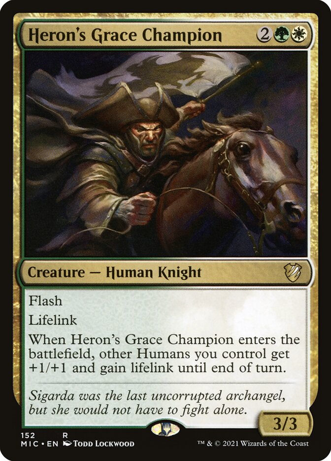 Heron's Grace Champion — Midnight Hunt Commander 152/187