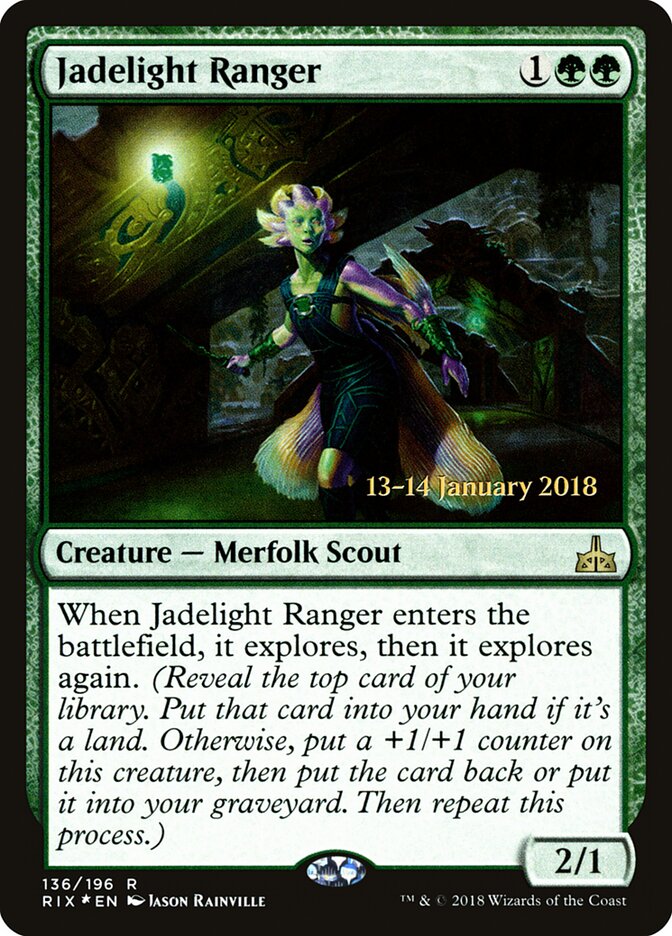 Jadelight Ranger — Rivals of Ixalan Promos 136s/98