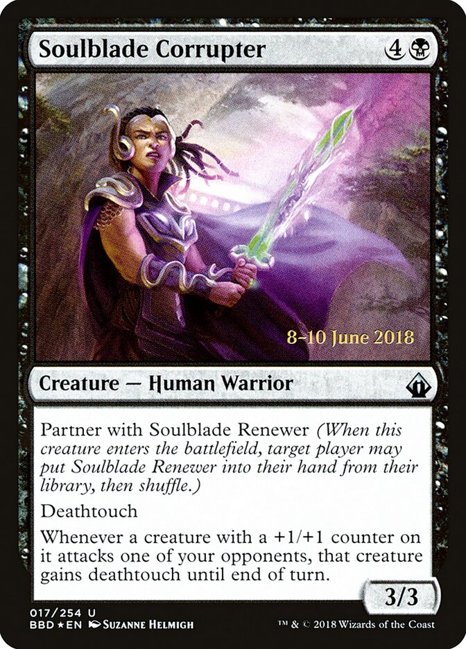 Soulblade Corrupter — Battlebond Promos 17s/22
