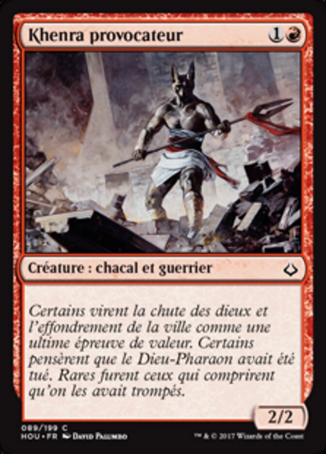 Khenra provocateur — Hour of Devastation 89/209
