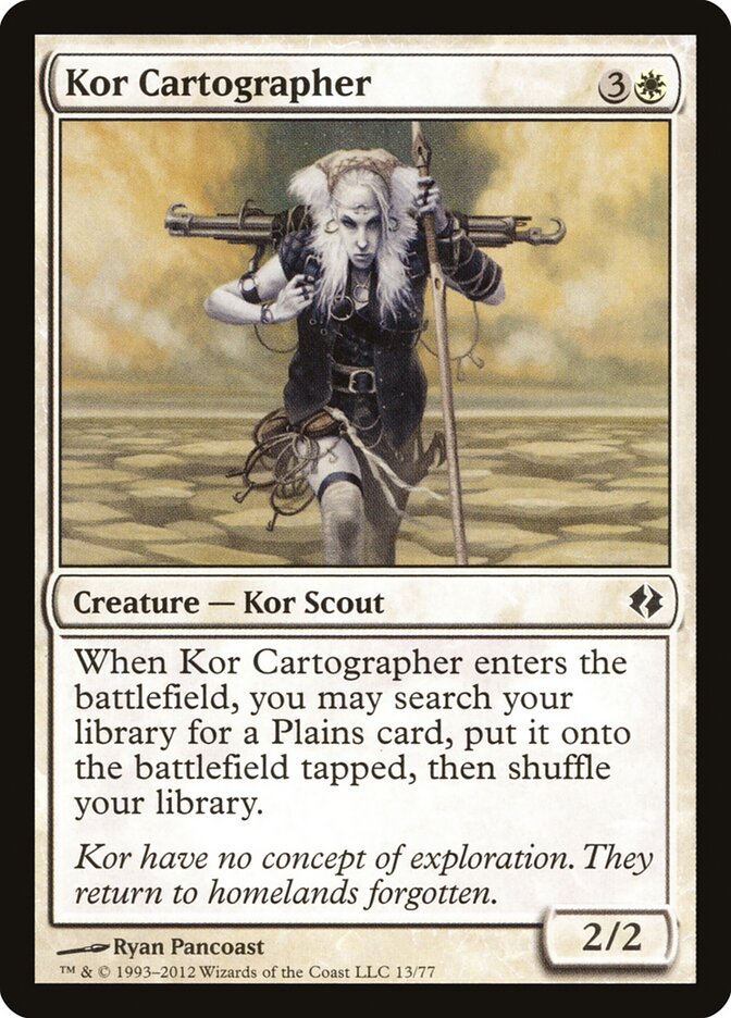 Kor Cartographer — Duel Decks: Venser vs. Koth 13/77