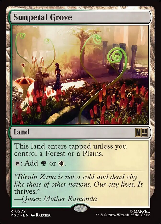 Sunpetal Grove — Marvel Super Heroes Commander 272/866