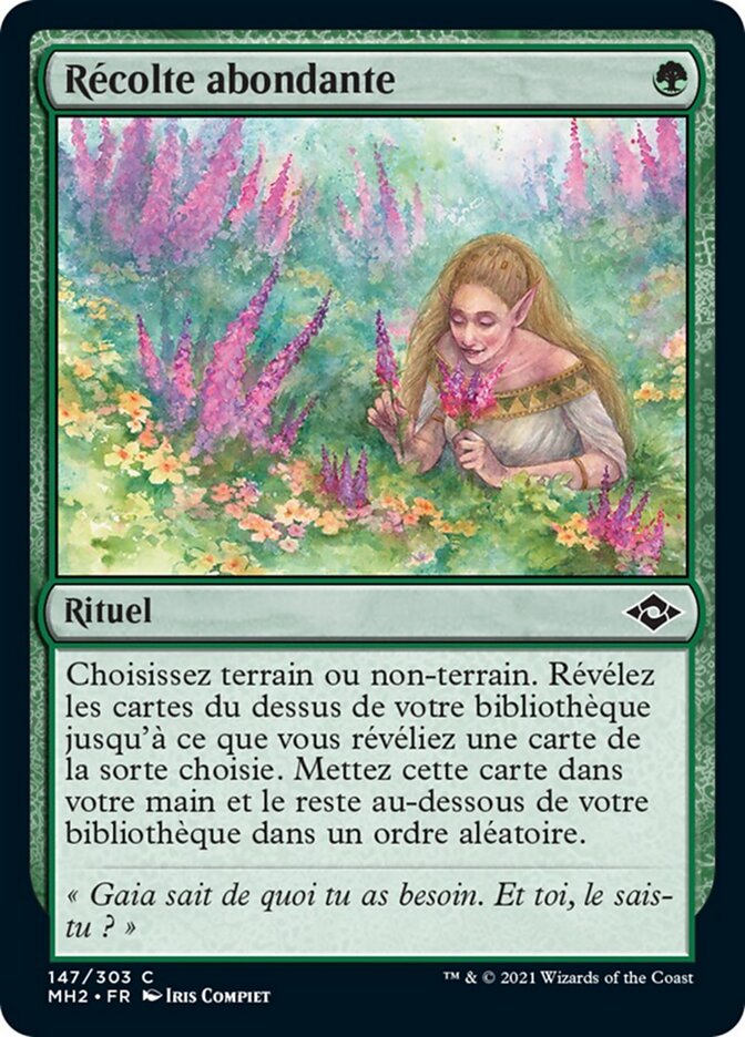 Récolte abondante — Modern Horizons 2 147/493
