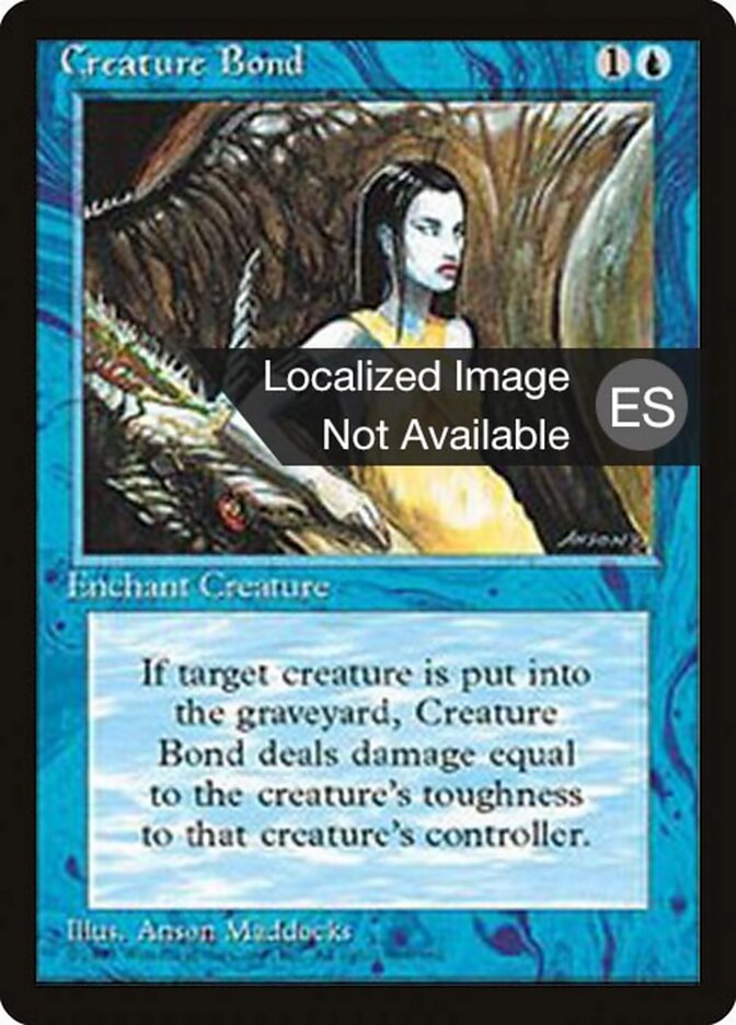 Creature Bond — Fourth Edition Foreign Black Border 66/378