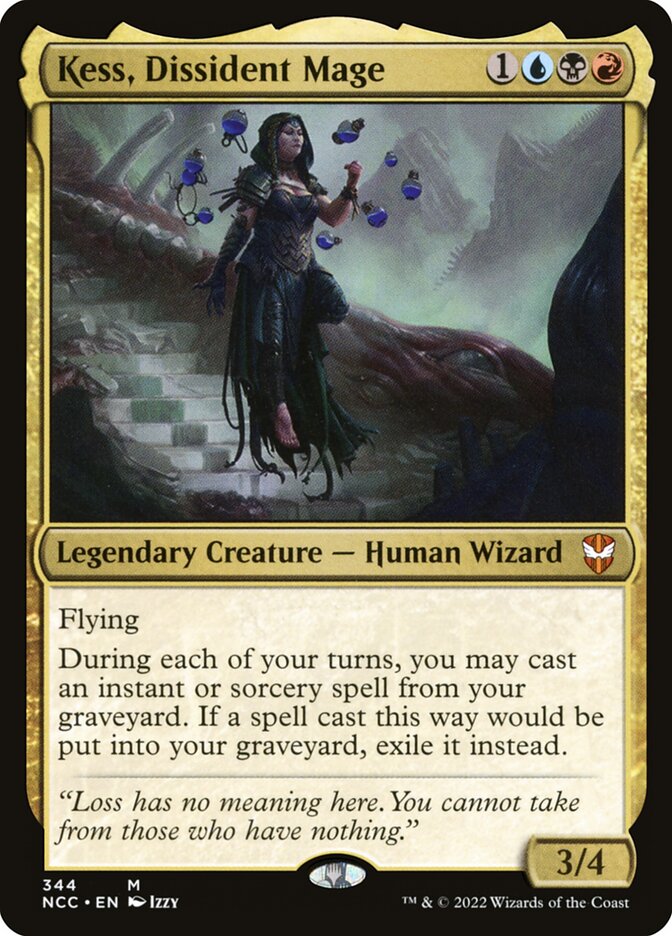 Kess, Dissident Mage — New Capenna Commander 344/447