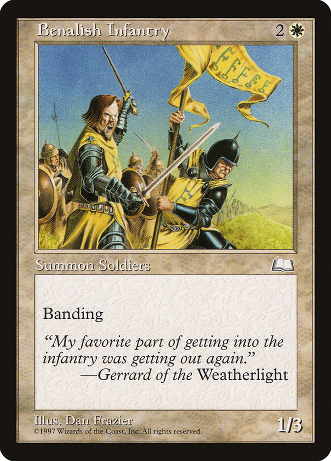 Benalish Infantry — Weatherlight 8/167