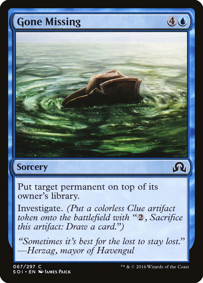 Gone Missing — Shadows over Innistrad 67/297