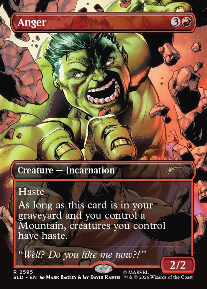 Anger — Secret Lair Drop 2595/2754