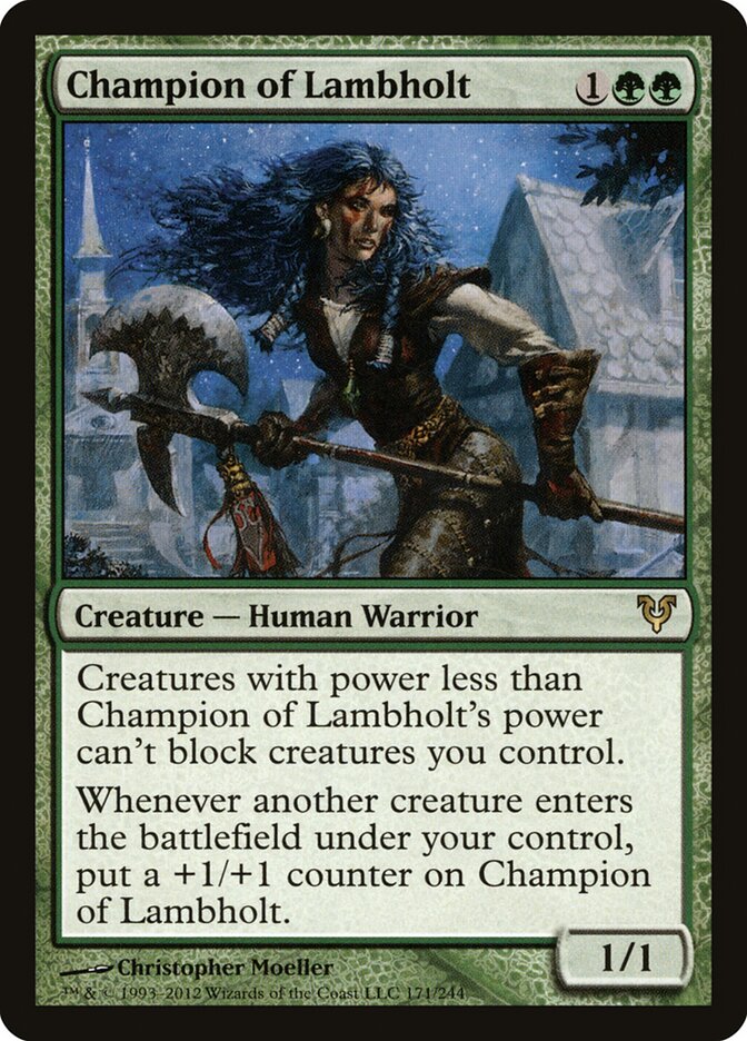Champion of Lambholt — Avacyn Restored 171/244