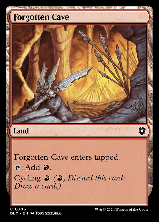 Caverne oubliée — Bloomburrow Commander 305/356