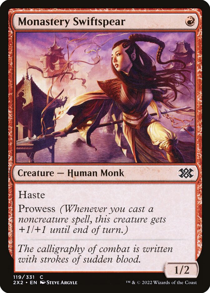 Monastery Swiftspear — Double Masters 2022 119/579