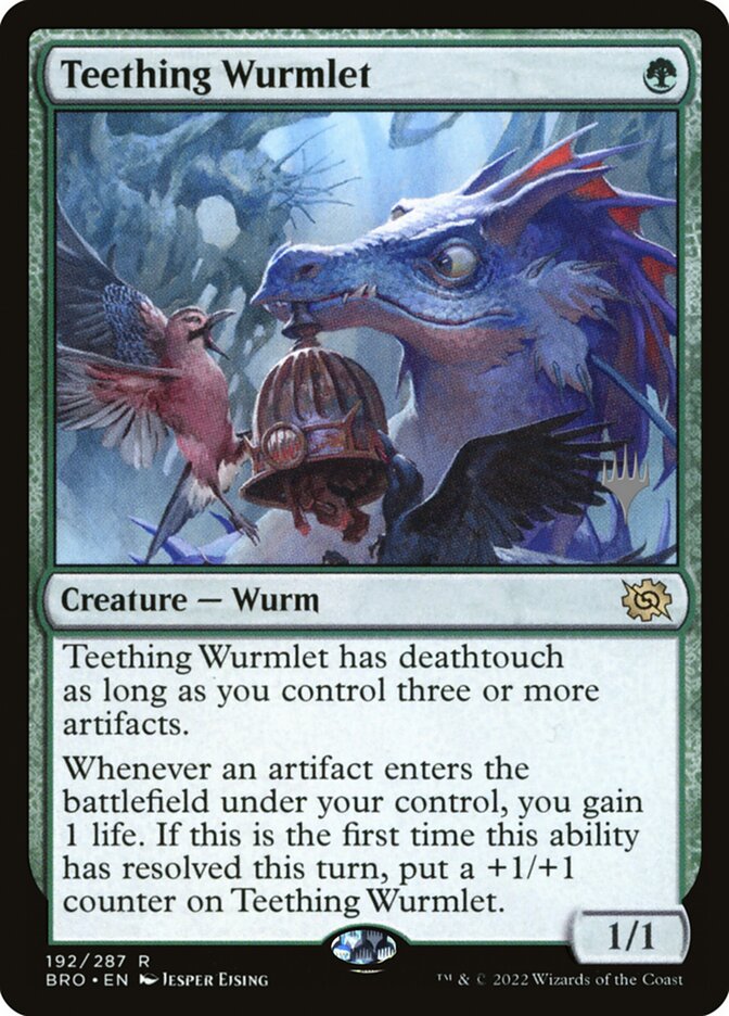 Teething Wurmlet — The Brothers' War Promos 192p/171