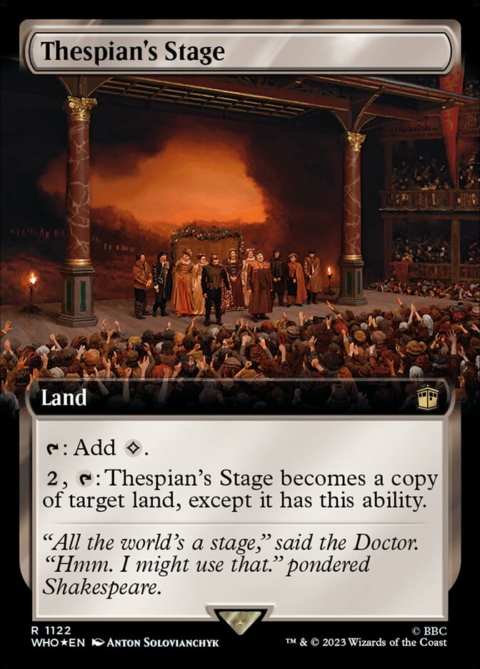 Thespian's Stage — Doctor Who 1122/1178
