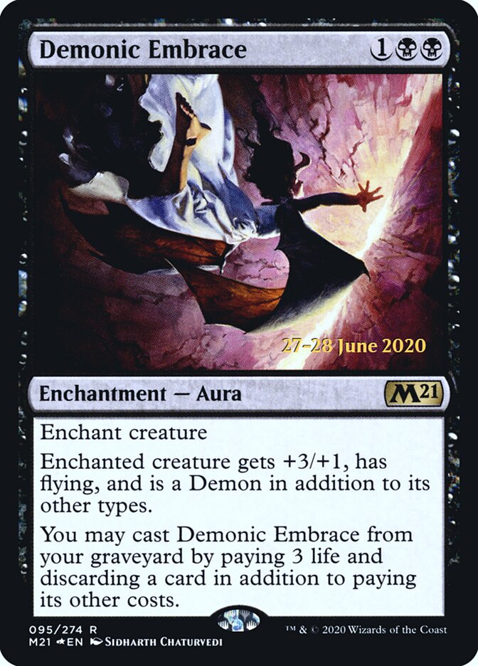 Demonic Embrace — Core Set 2021 Promos 95s/137