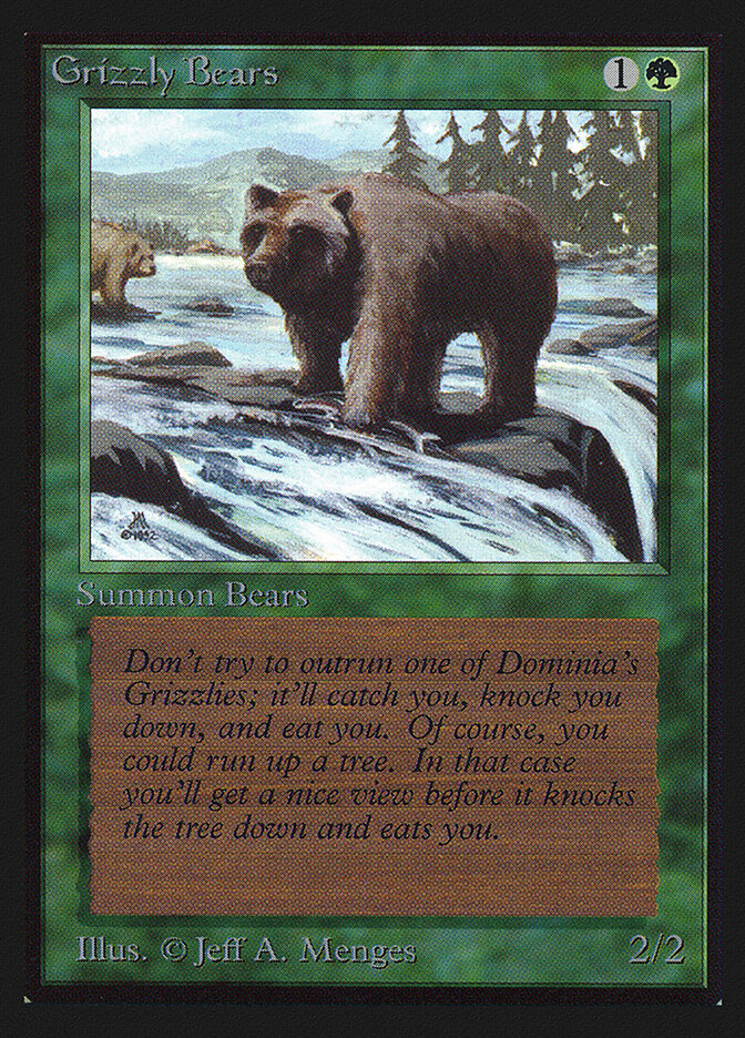 Grizzly Bears — Intl. Collectors' Edition 200/302