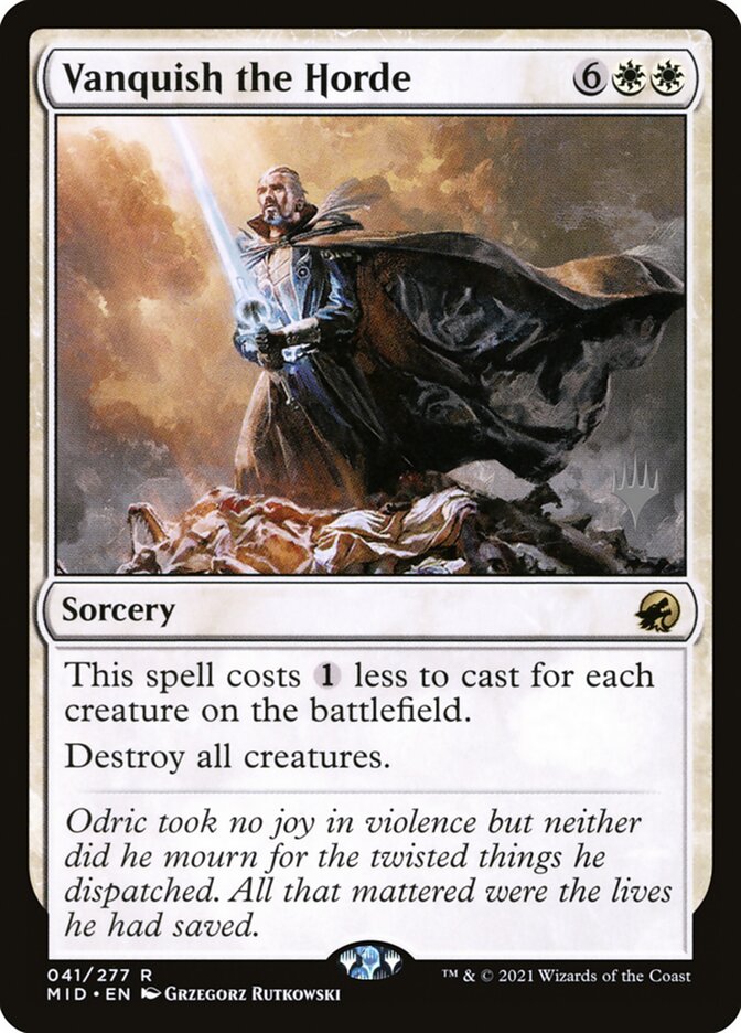 Vanquish the Horde — Innistrad: Midnight Hunt Promos 41p/155