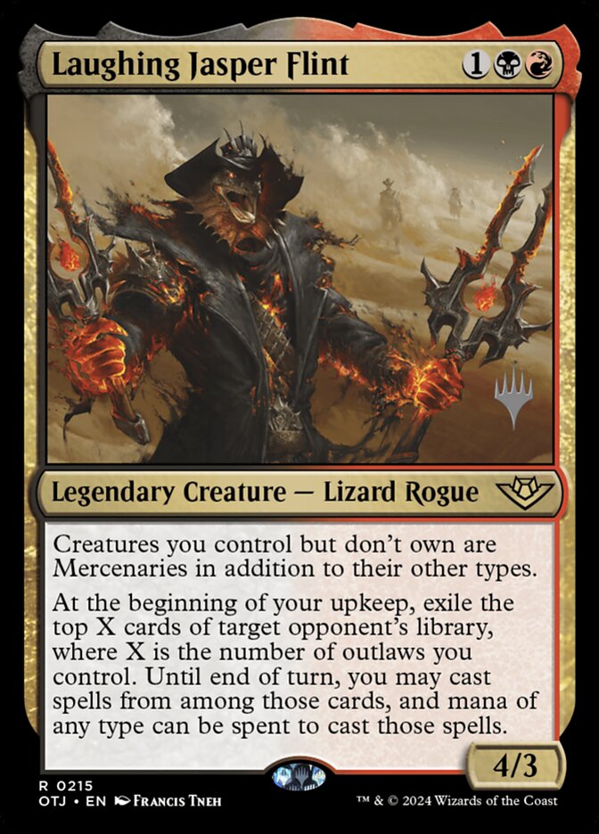 Laughing Jasper Flint — Outlaws of Thunder Junction Promos 215p/160