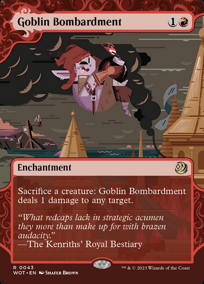 Goblin Bombardment — Wilds of Eldraine: Enchanting Tales 43/103